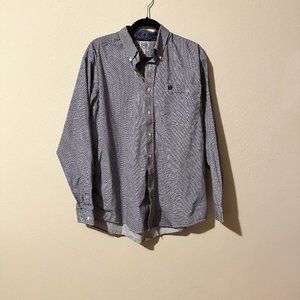 Cinch button up